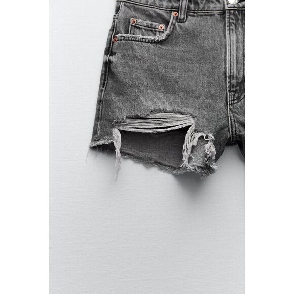 ZARA High Waisted Shorts New - Picture 3 of 8
